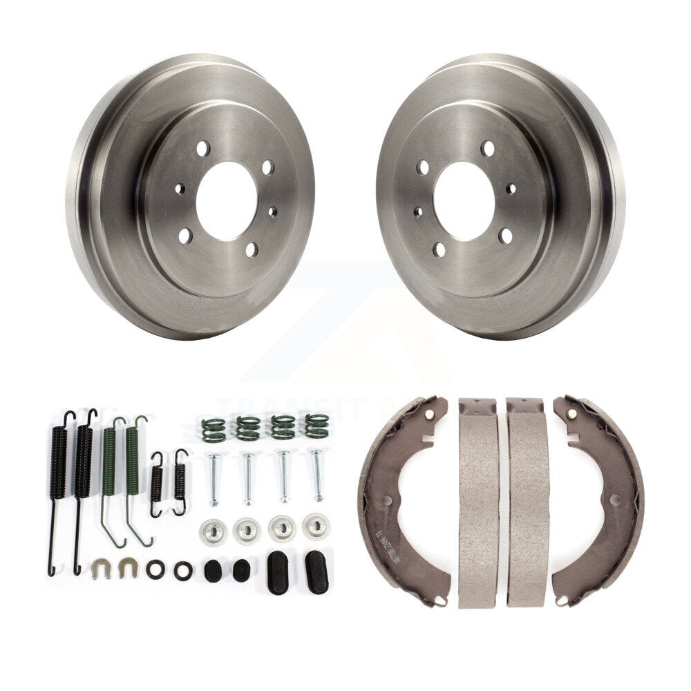 [Arrière] Kit de Tambour de frein pour 2007 Mitsubishi Lancer LS Diamond avec 14" Factory Wheels K8N-100551