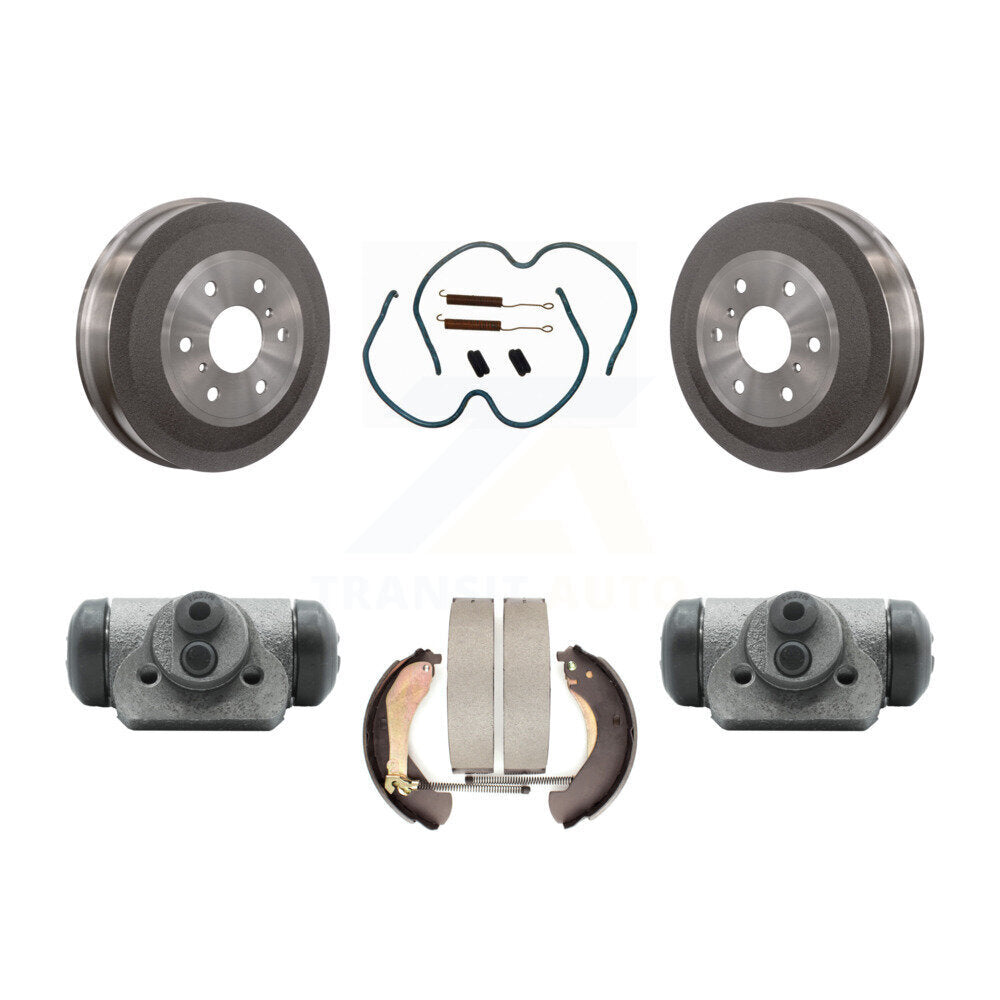 [Arrière] Kit de Tambour de frein pour 2009 Chevrolet Silverado 1500 GMC Sierra avec 6400 Lb GVW Except Vehicles Using Hold Down Pins K8N-100611