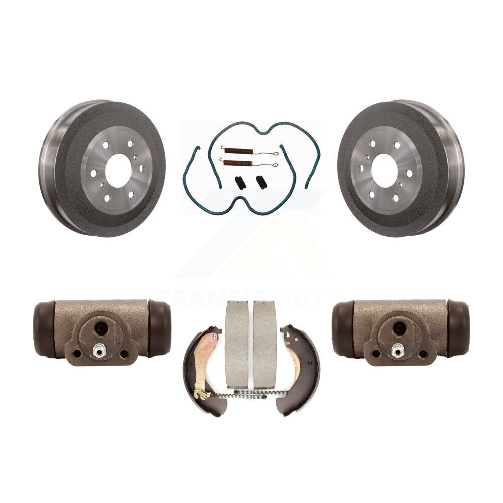 [Arrière] Kit de Tambour de frein pour 2009 Chevrolet Silverado 1500 GMC Sierra avec 7000 Lb GVW Except Vehicles Using Hold Down Pins K8N-100613
