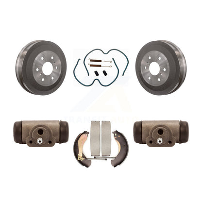 [Arrière] Kit de Tambour de frein pour 2009 Chevrolet Silverado 1500 GMC Sierra avec 7000 Lb GVW Except Vehicles Using Hold Down Pins K8N-100613