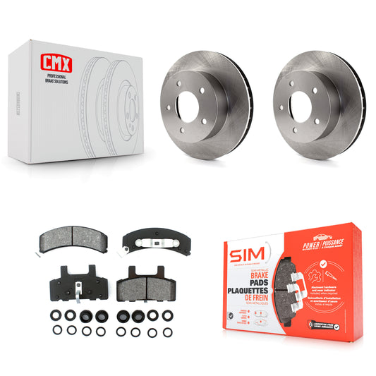 [Avant] Kit de Disque et plaquette (semi-métallique) de frein pour 1990-2002 Chevrolet Astro GMC Safari AWD K8S-100004