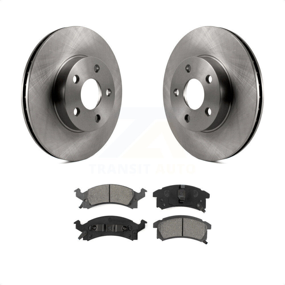 [Avant] Kit de Disque et plaquette (semi-métallique) de frein pour Pontiac Sunfire Grand Am Oldsmobile Achieva K8S-100006 par Transit Auto