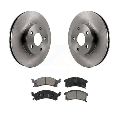 [Avant] Kit de Disque et plaquette (semi-métallique) de frein pour Pontiac Sunfire Grand Am Oldsmobile Achieva K8S-100006 par Transit Auto