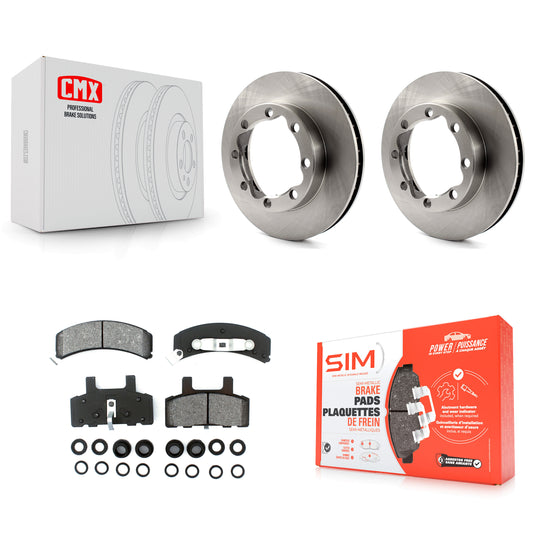 [Avant] Kit de Disque et plaquette (semi-métallique) de frein pour K1500 Suburban GMC Chevrolet K2500 K8S-100010