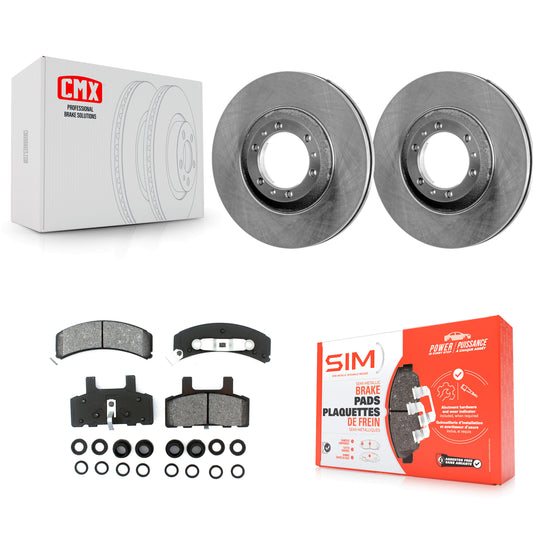 [Avant] Kit de Disque et plaquette (semi-métallique) de frein pour Cadillac DeVille Fleetwood 60 Special Commercial Chassis K8S-100014
