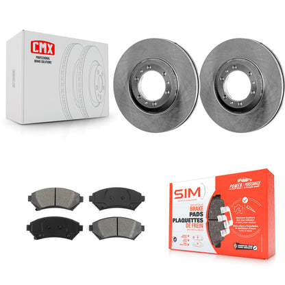 [Avant] Kit de Disque et plaquette (semi-métallique) de frein pour Buick LeSabre Century Pontiac Grand Prix Chevrolet Venture Regal Oldsmobile Montana Bonneville Intrigue Silhouette Trans Sport K8S-100017