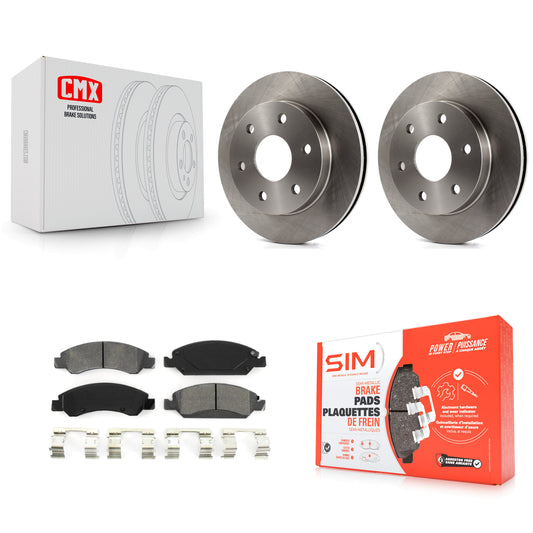 [Avant] Kit de Disque et plaquette (semi-métallique) de frein pour 2007 GMC Sierra 1500 rear brakes K8S-100021