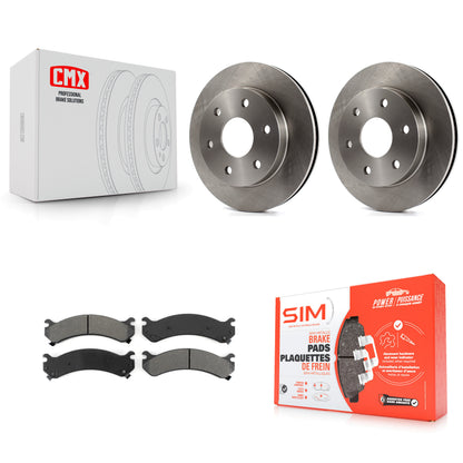 [Avant] Kit de Disque et plaquette (semi-métallique) de frein pour 2006 Chevrolet Express 2500 GMC Savana K8S-100022