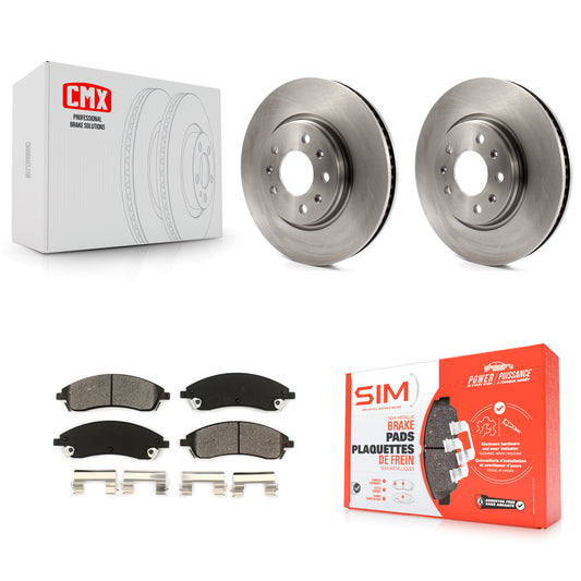 [Avant] Kit de Disque et plaquette (semi-métallique) de frein pour 2006-2007 Cadillac CTS Base avec Sport Suspension K8S-100033
