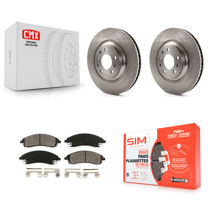 [Avant] Kit de Disque et plaquette (semi-métallique) de frein pour Cadillac CTS STS Pontiac Bonneville K8S-100048