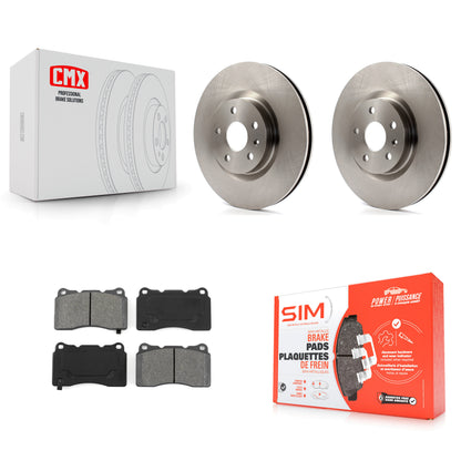 [Avant] Kit de Disque et plaquette (semi-métallique) de frein pour Cadillac XTS Buick Regal K8S-100067