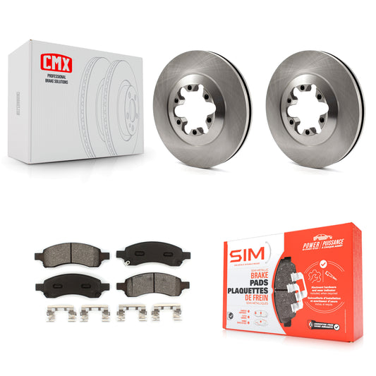 [Avant] Kit de Disque et plaquette (semi-métallique) de frein pour Chevrolet Colorado GMC Canyon K8S-100071