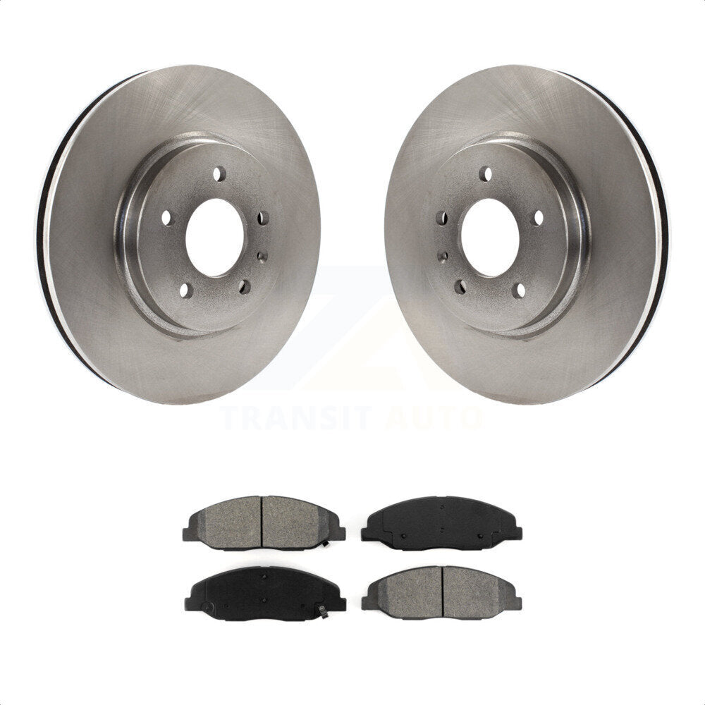 [Avant] Kit de Disque et plaquette (semi-métallique) de frein pour 2009-2011 Cadillac STS avec 316mm Diameter Rotor or Base Brakes K8S-100072 par Transit Auto
