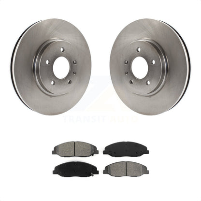 [Avant] Kit de Disque et plaquette (semi-métallique) de frein pour 2009-2011 Cadillac STS avec 316mm Diameter Rotor or Base Brakes K8S-100072 par Transit Auto