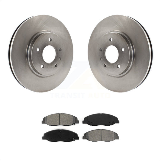 [Avant] Kit de Disque et plaquette (semi-métallique) de frein pour 2009-2011 Cadillac STS avec 316mm Diameter Rotor or Base Brakes K8S-100072 par Transit Auto
