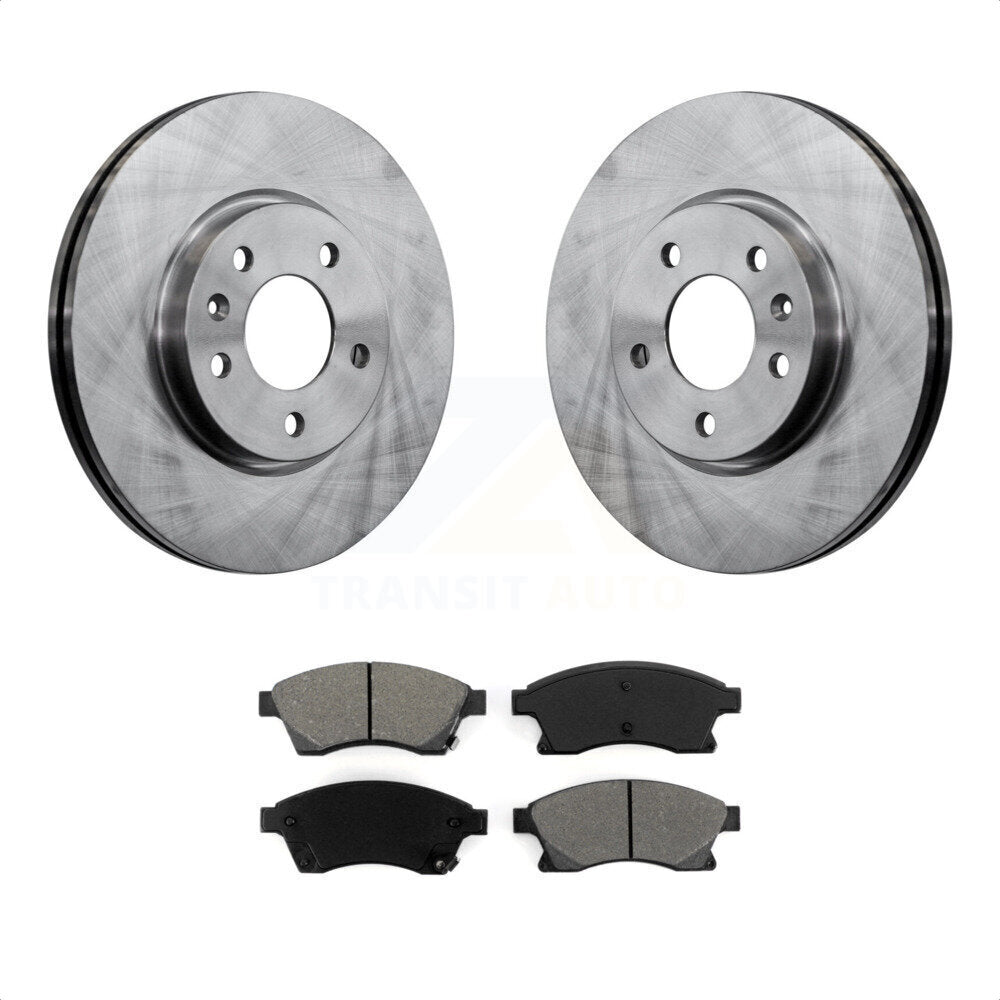 [Avant] Kit de Disque et plaquette (semi-métallique) de frein pour Chevrolet Cruze Buick Verano Volt Orlando K8S-100083 par Transit Auto