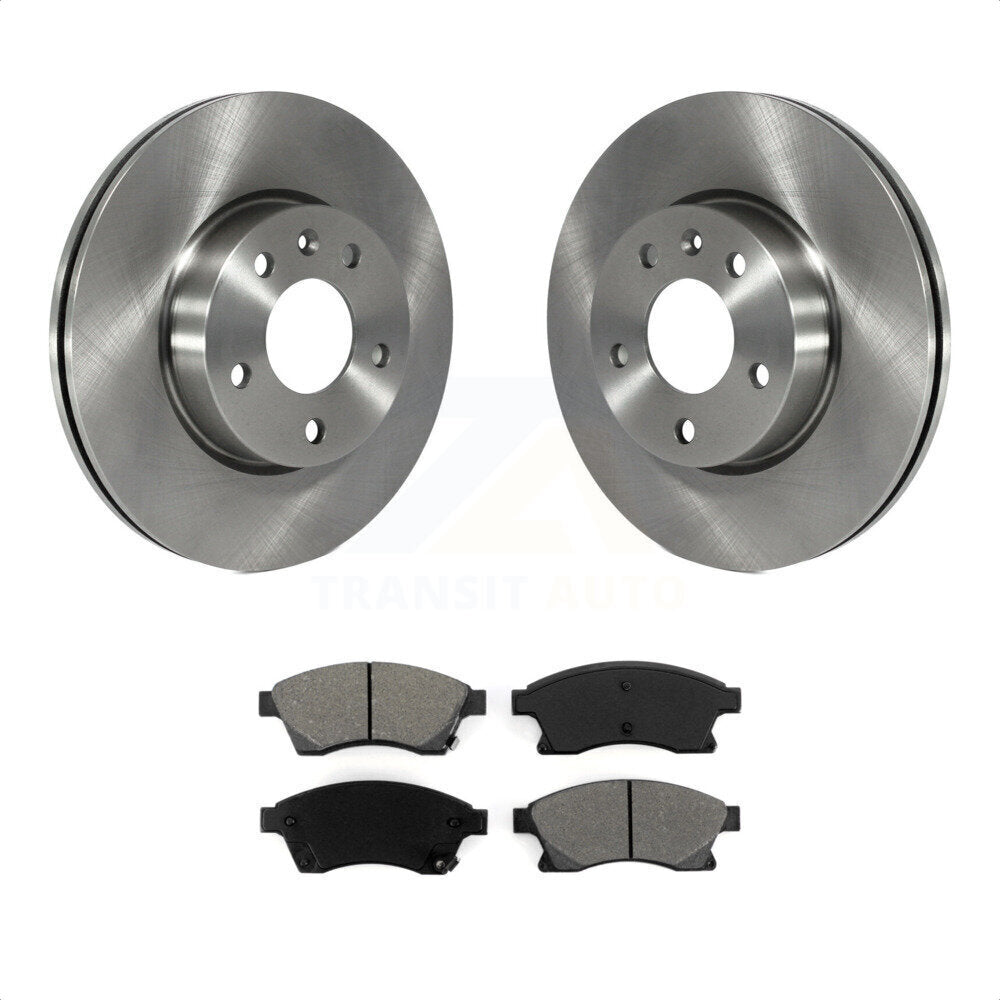 [Avant] Kit de Disque et plaquette (semi-métallique) de frein pour Cadillac ATS K8S-100085 par Transit Auto