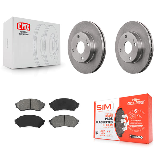 [Avant] Kit de Disque et plaquette (semi-métallique) de frein pour Mazda Protege K8S-100094