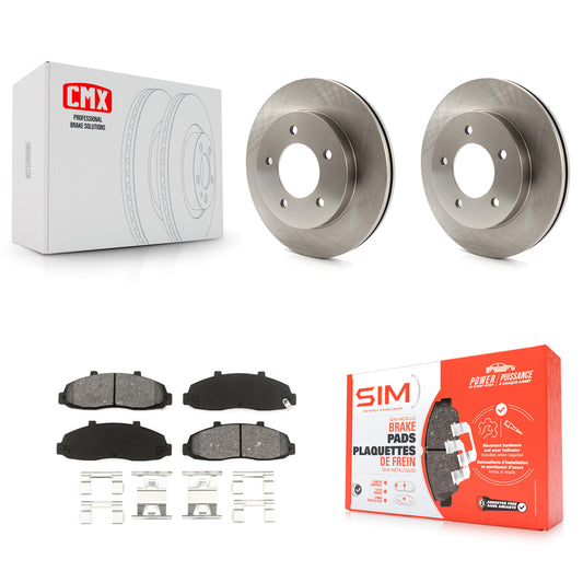 [Avant] Kit de Disque et plaquette (semi-métallique) de frein pour Ford F-150 Heritage 4WD K8S-100108