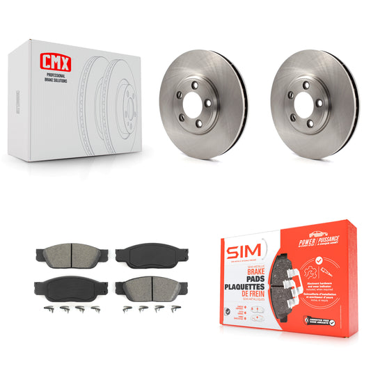 [Avant] Kit de Disque et plaquette (semi-métallique) de frein pour Lincoln LS Ford Thunderbird Jaguar S-Type K8S-100119