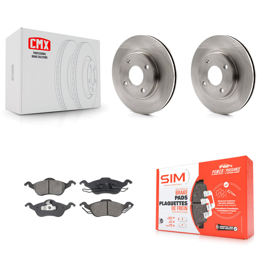 [Avant] Kit de Disque et plaquette (semi-métallique) de frein pour Ford Focus K8S-100121