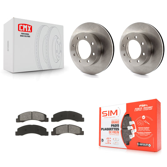[Avant] Kit de Disque et plaquette (semi-métallique) de frein pour Ford F-250 Super Duty F-350 K8S-100125