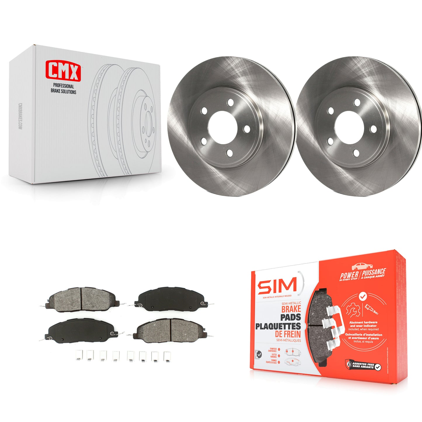 [Avant] Kit de Disque et plaquette (semi-métallique) de frein pour 2009 Ford Mustang Bullitt K8S-100131