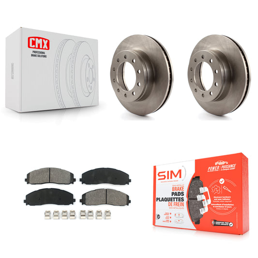 [Avant] Kit de Disque et plaquette (semi-métallique) de frein pour Ford F-350 Super Duty F-250 K8S-100143