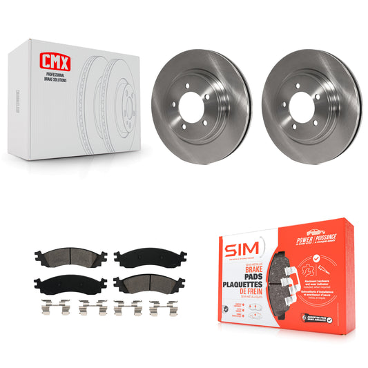 [Avant] Kit de Disque et plaquette (semi-métallique) de frein pour Ford Explorer Sport Trac Mercury Mountaineer K8S-100152