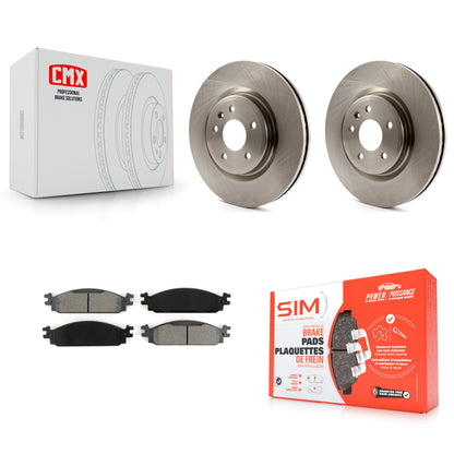 [Avant] Kit de Disque et plaquette (semi-métallique) de frein pour 2009-2010 Lincoln MKS K8S-100165