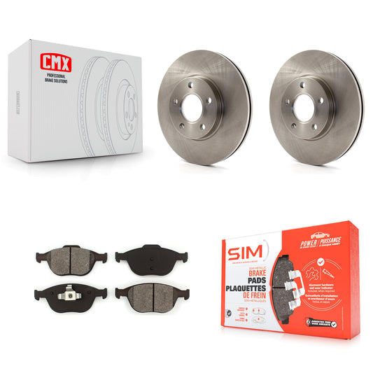 [Avant] Kit de Disque et plaquette (semi-métallique) de frein pour 2010-2013 Ford Connect K8S-100168