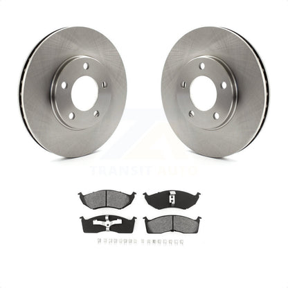 [Avant] Kit de Disque et plaquette (semi-métallique) de frein pour 1996 Dodge Grand Caravan Plymouth Chrysler Town & Country Voyager avec 15" Factory Wheels or 16" K8S-100184 par Transit Auto