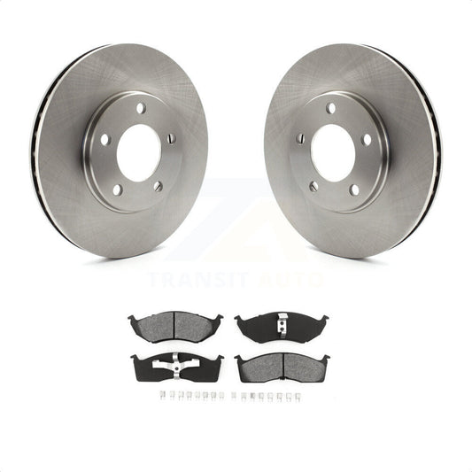 [Avant] Kit de Disque et plaquette (semi-métallique) de frein pour 1996 Dodge Grand Caravan Plymouth Chrysler Town & Country Voyager avec 15" Factory Wheels or 16" K8S-100184 par Transit Auto
