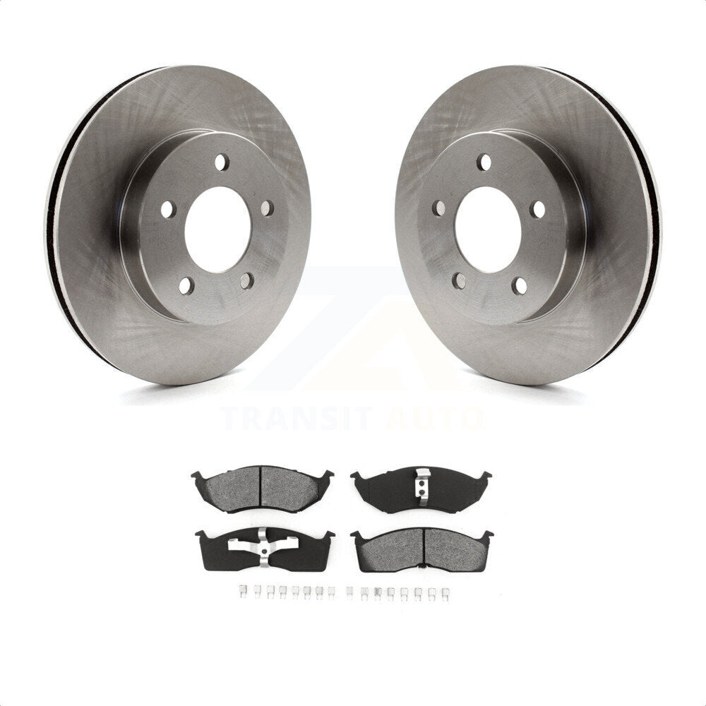 [Avant] Kit de Disque et plaquette (semi-métallique) de frein pour Chrysler Dodge Intrepid Concorde LHS Eagle Vision New Yorker K8S-100185 par Transit Auto