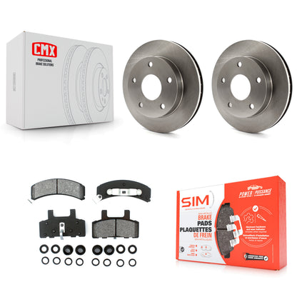 [Avant] Kit de Disque et plaquette (semi-métallique) de frein pour 1994-1999 Dodge Ram 1500 4WD K8S-100186