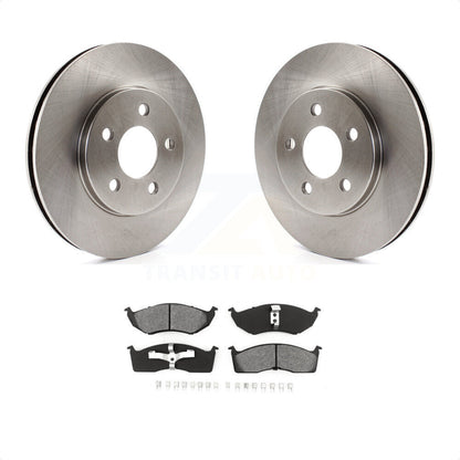 [Avant] Kit de Disque et plaquette (semi-métallique) de frein pour Dodge Grand Caravan Chrysler Town & Country Plymouth Voyager K8S-100192 par Transit Auto