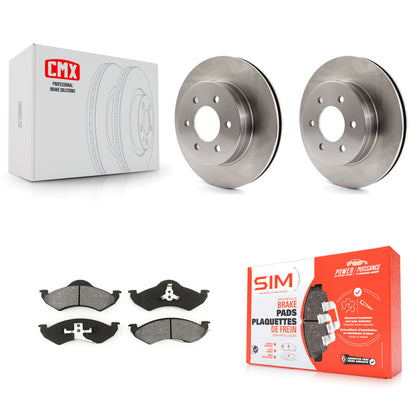 [Avant] Kit de Disque et plaquette (semi-métallique) de frein pour Dodge Durango Dakota K8S-100193