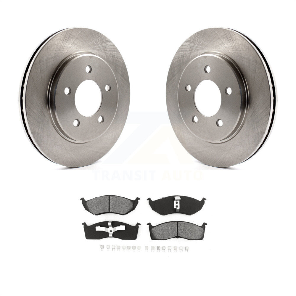 [Avant] Kit de Disque et plaquette (semi-métallique) de frein pour Dodge Grand Caravan Chrysler Plymouth Town & Country Voyager Prowler K8S-100195 par Transit Auto