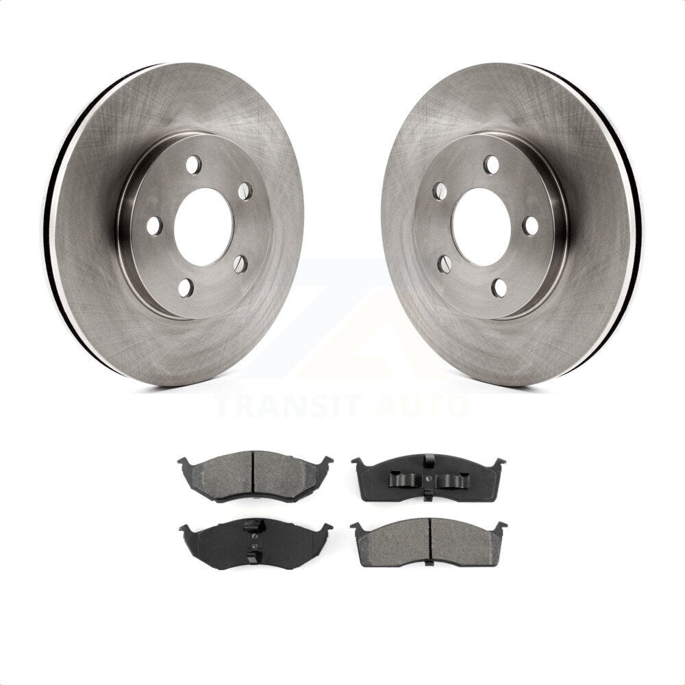 [Avant] Kit de Disque et plaquette (semi-métallique) de frein pour Neon Dodge Plymouth Chrysler SX 2.0 K8S-100200 par Transit Auto