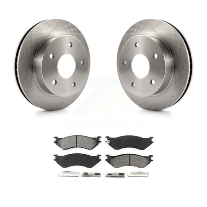 [Avant] Kit de Disque et plaquette (semi-métallique) de frein pour 2000-2001 Dodge Ram 1500 4WD K8S-100201 par Transit Auto
