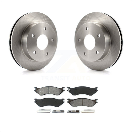 [Avant] Kit de Disque et plaquette (semi-métallique) de frein pour 2000-2001 Dodge Ram 1500 4WD K8S-100201 par Transit Auto