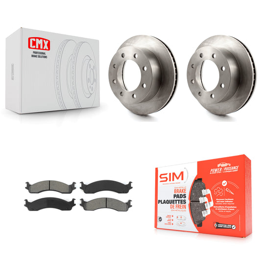 [Avant] Kit de Disque et plaquette (semi-métallique) de frein pour Dodge Ram 2500 3500 Van K8S-100203