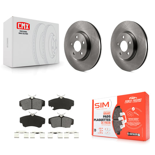 [Avant] Kit de Disque et plaquette (semi-métallique) de frein pour Chrysler PT Cruiser K8S-100208
