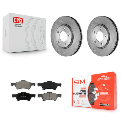 [Avant] Kit de Disque et plaquette (semi-métallique) de frein pour Dodge Grand Caravan Chrysler Town & Country Voyager K8S-100213