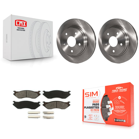 [Avant] Kit de Disque et plaquette (semi-métallique) de frein pour Dodge Ram 1500 Durango K8S-100215