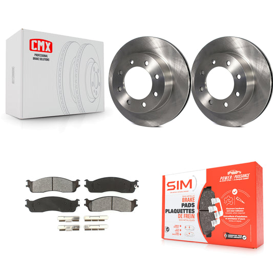 [Avant] Kit de Disque et plaquette (semi-métallique) de frein pour Dodge Ram 2500 1500 3500 K8S-100218