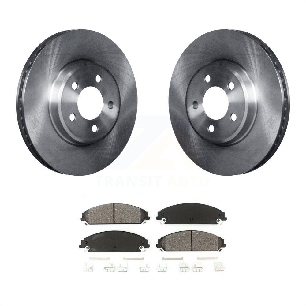 [Avant] Kit de Disque et plaquette (semi-métallique) de frein pour Dodge Charger Chrysler 300 Challenger K8S-100222 par Transit Auto