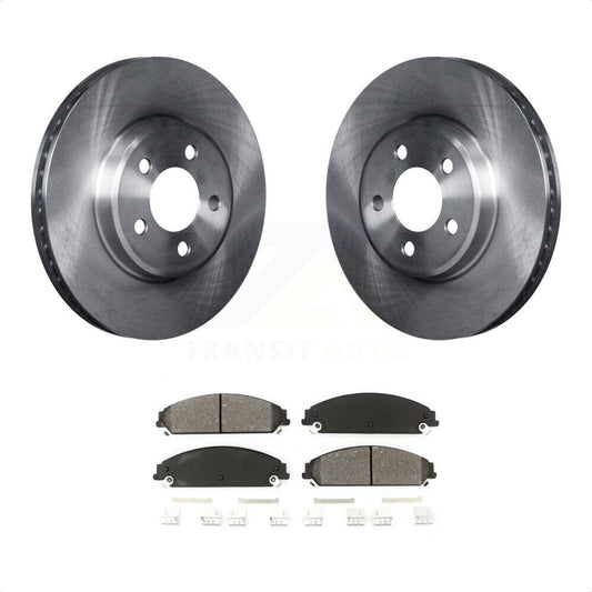 [Avant] Kit de Disque et plaquette (semi-métallique) de frein pour Dodge Charger Chrysler 300 Challenger K8S-100222 par Transit Auto