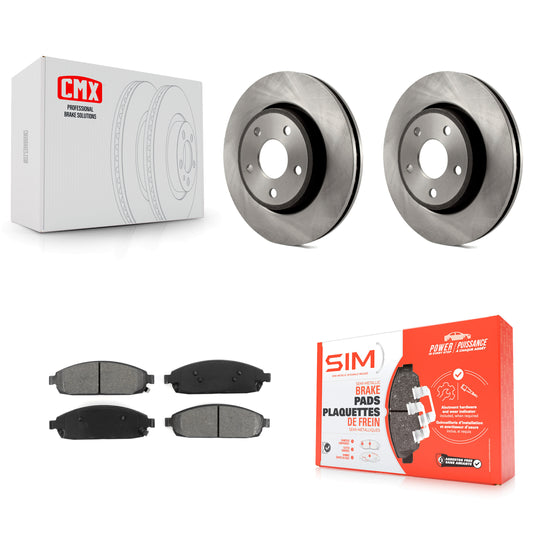[Avant] Kit de Disque et plaquette (semi-métallique) de frein pour Jeep Grand Cherokee Commander K8S-100225