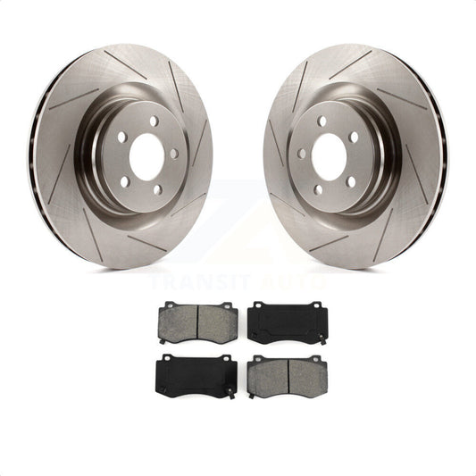 [Avant] Kit de Disque et plaquette (semi-métallique) de frein pour Dodge Charger Chrysler 300 Challenger Magnum K8S-100226 par Transit Auto